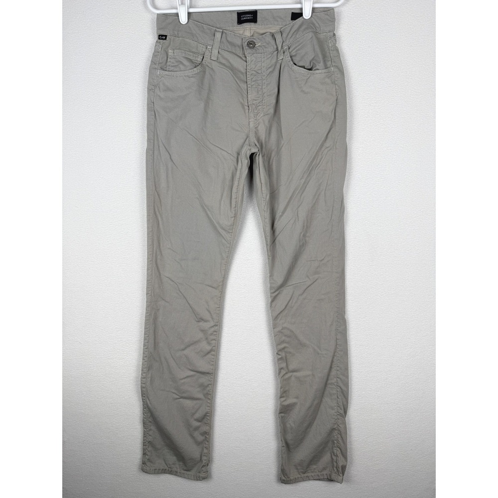 Citizens of Humanity The Gage Pants Mens 29 Gray Slim Straight Cotton Chino 6181